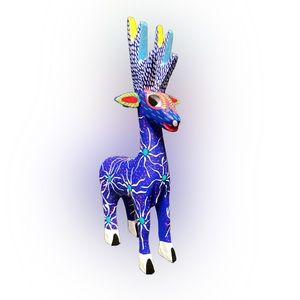 Handcrafted Deer Alebrije Wood Carved Figurine